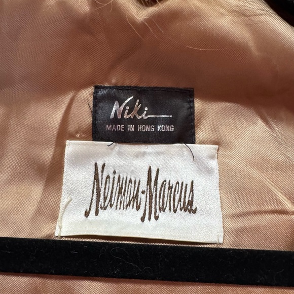 Vintage Neiman Marcus Rabbit and Fox Fur Satin Lined Vest - Picture 3 of 10